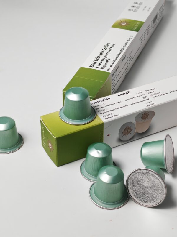 قهوة اي دي ان ايثيوبيا { كبسولات سبريسو }